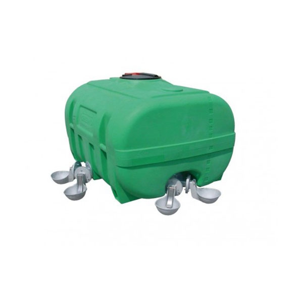 Transportfass für Wasser - PE-Weidefass - grün - 600 l