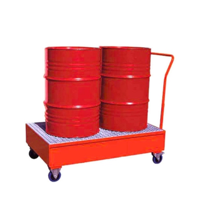 Fangwanne Öl - 4 Lenkrollen - 210 Liter